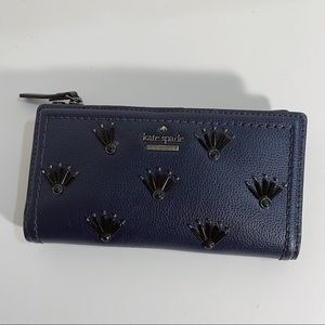 Kate Spade Braylon Bead Wallet in Blue - Full Size
